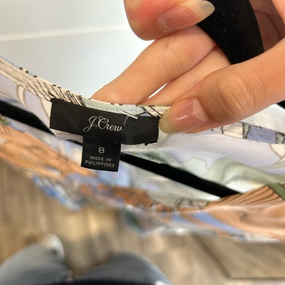 J. Crew Pastel Floral Maxi Dress 8 - Picture 5 of 5